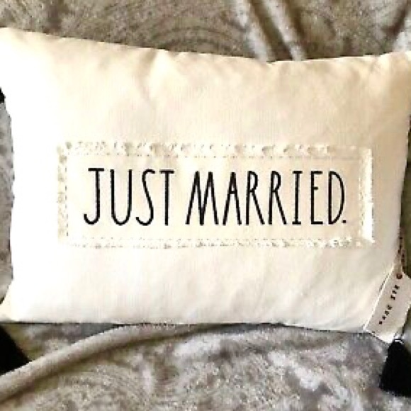 2X🏆HP!🏆! LAST ONE! Rae Dunn Marriage Pillow - Picture 5 of 5